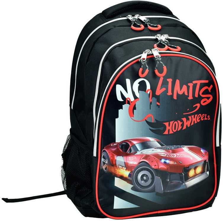 Mokyklinė kuprinė „Hot Wheels No Limits“, 46 cm