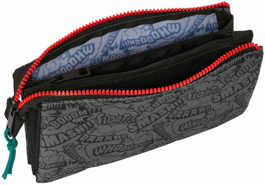 Safta My Hero Academia triple pencil case