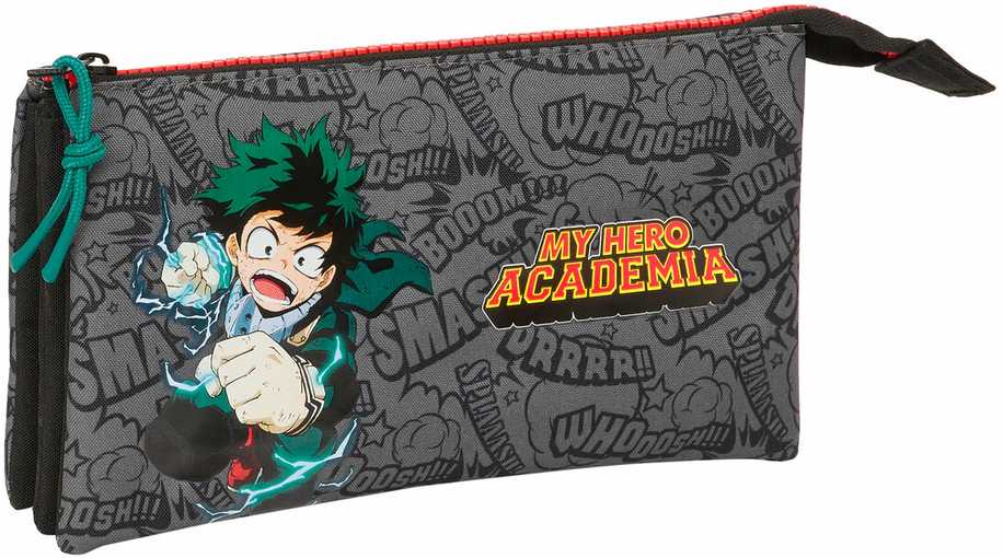 Safta My Hero Academia triple pencil case