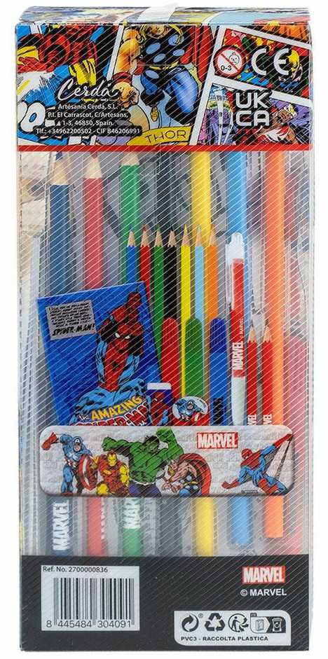 CERDÁ Marvel Colouring stationery set