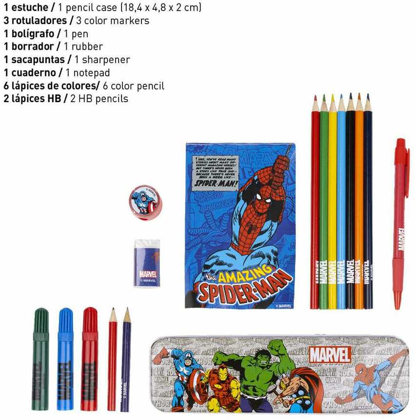 CERDÁ Marvel Colouring stationery set