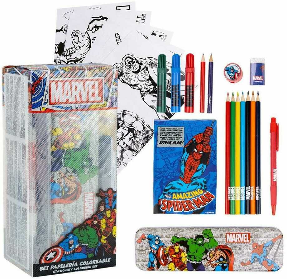 CERDÁ Marvel Colouring stationery set