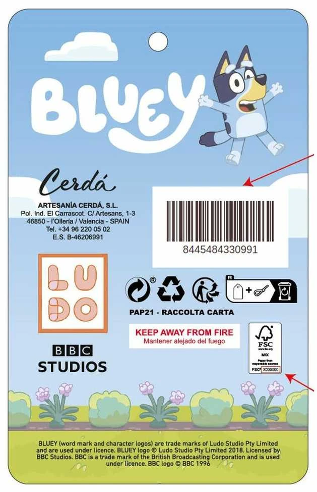 „Bluey“ darželio kuprinė