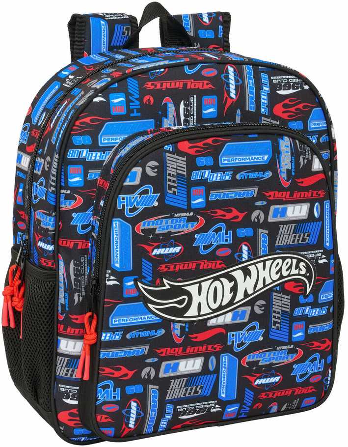 Safta Mokyklinis krepšys Hot Wheels Spalvotas 32 x 38 x 12 cm