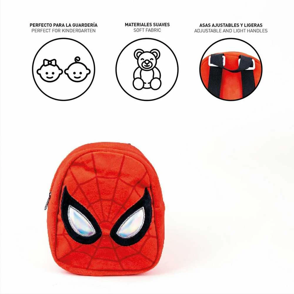 Cerda - Backpack Kindergarten Character Plush - Spiderman