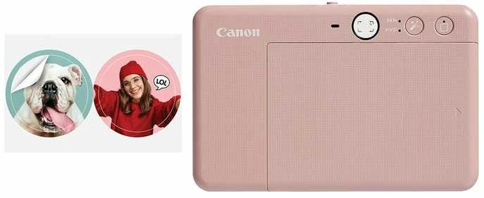 Canon Zoemini S2 mažų nuotraukų spausdintuvas ir fotoaparatas, Rausvo aukso