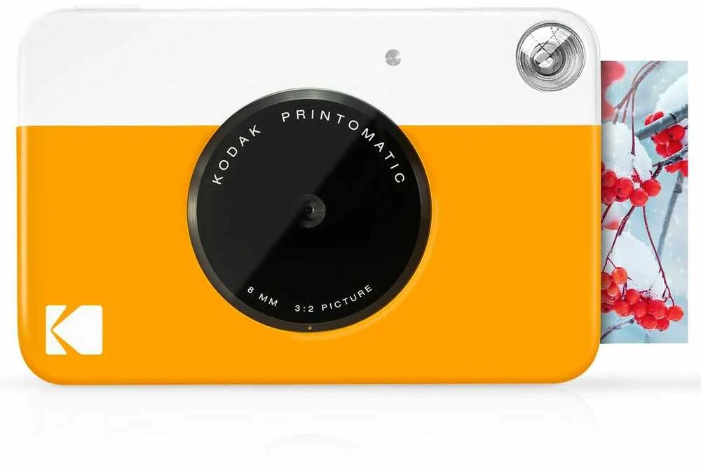 Objektyvas Momentinė kamera - Kodak Printomatic 5MP nešiojama geltona