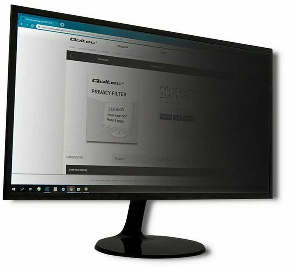 QOLTEC 51055 Qoltec Privatizuojantis filtras RODO | 21,5 | 16:9