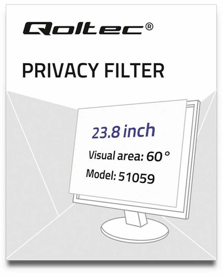 QOLTEC 51059 Qoltec Privatizuojantis filtras RODO | 23,8 | 16:9