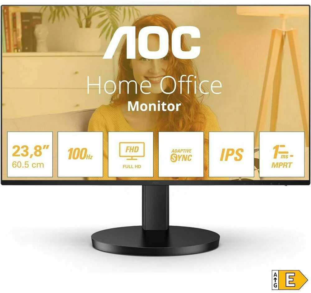 Monitorius AOC 24B3HA2, 23.8", IPS, 1920 x 1080, 100Hz, 1 ms
