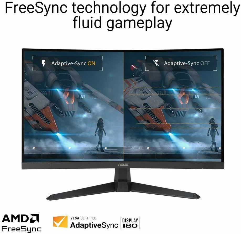Monitorius Asus TUF Gaming VG27VQ3B | 27 " | IPS | 16:9 | 180 Hz | 1 ms | 1920 x 1080 pikselių | 250 cd/m² | HDMI jungtys quantity 2