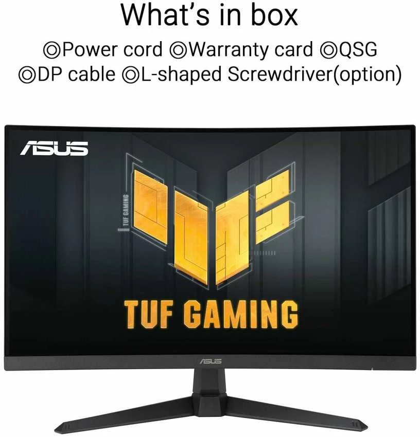 Monitorius Asus TUF Gaming VG27VQ3B | 27 " | IPS | 16:9 | 180 Hz | 1 ms | 1920 x 1080 pikselių | 250 cd/m² | HDMI jungtys quantity 2