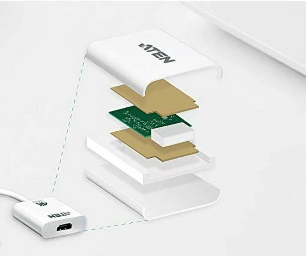 Aten | Tikrasis 4K DisplayPort į HDMI 2.0 aktyvus adapteris | VC986B | DP į HDMI
