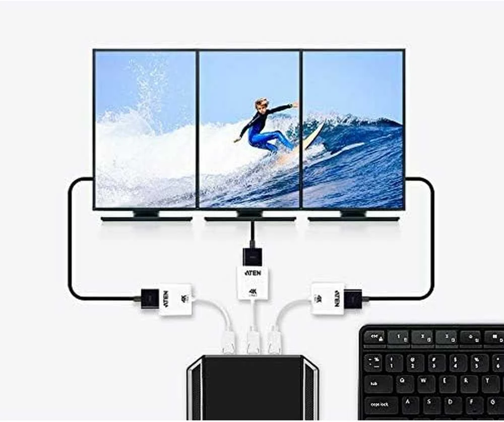 Aten | Tikrasis 4K DisplayPort į HDMI 2.0 aktyvus adapteris | VC986B | DP į HDMI