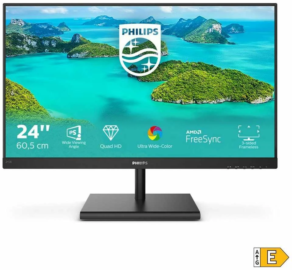 Monitorius Philips 245E1S/00 23.8",IPS, HDMI/DP