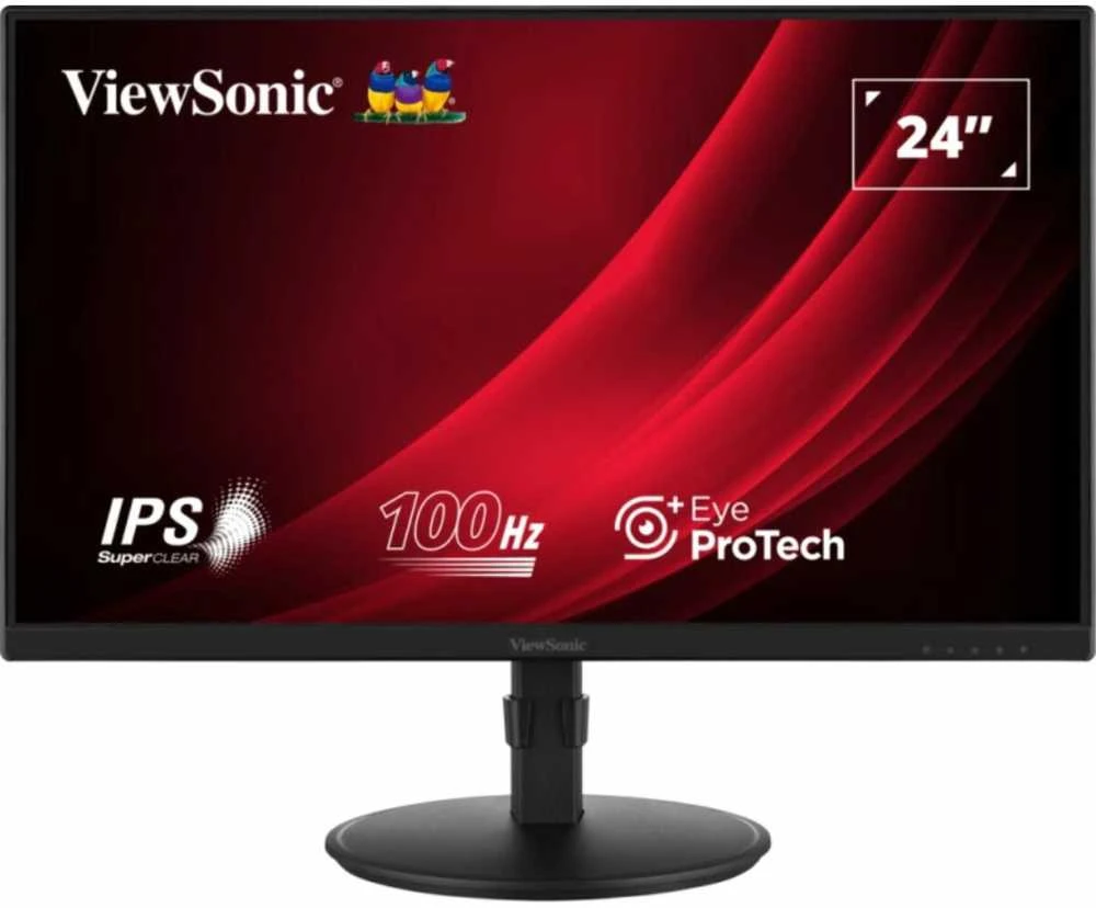 Monitorius ViewSonic VA2408-HDJ - 24 colių | IPS | FHD | 4 ms | 75 Hz