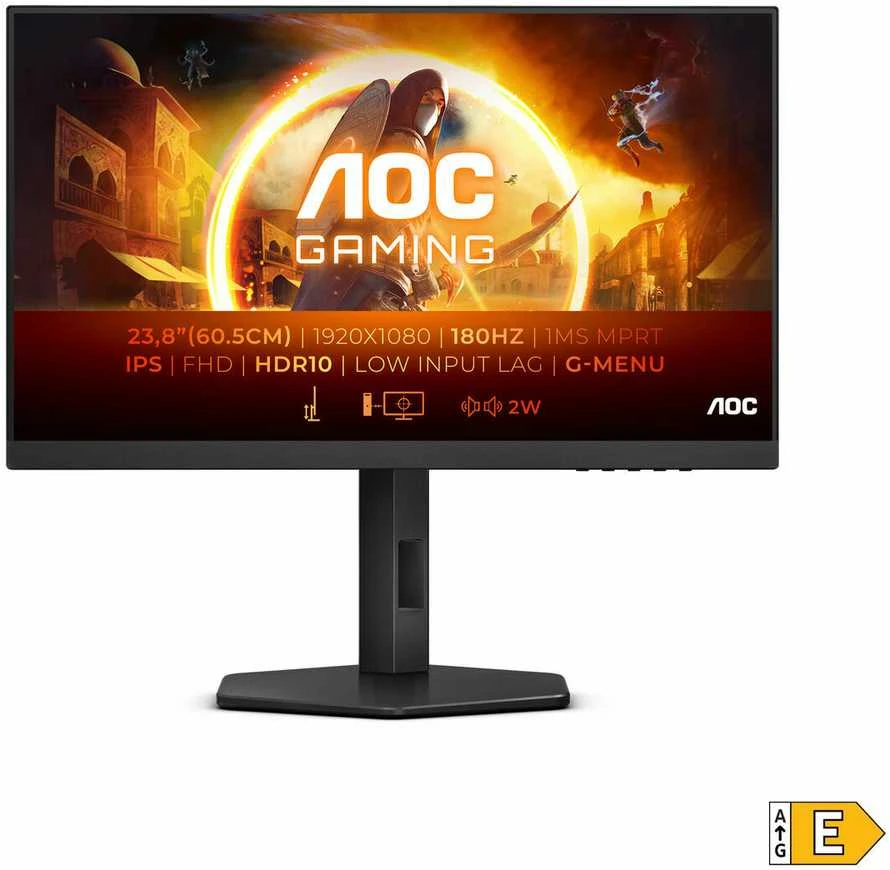 Žaidimų monitorius AOC 27G4X, 27" / Gaming / IPS  /FHD (1920 x 1080) / 180 Hz /1 ms/ 2024 m. modelis
