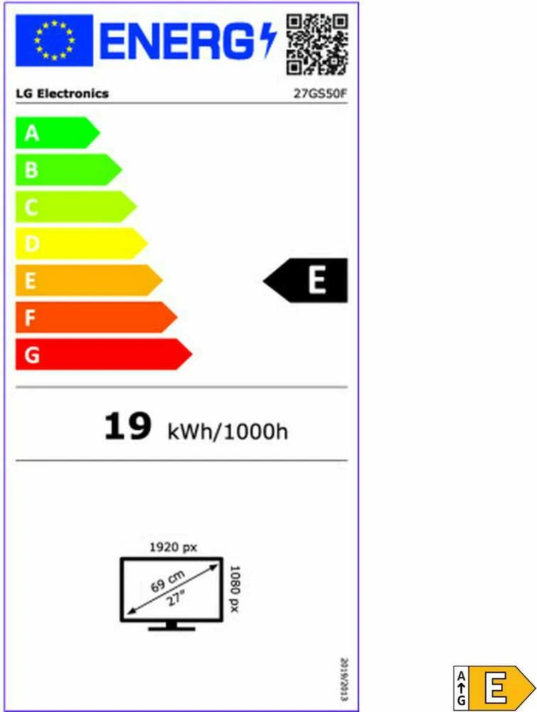 LG 27GS50F-B computer monitorius 68.6 cm (27") 1920 x 1080 pikselių Full HD Juodas