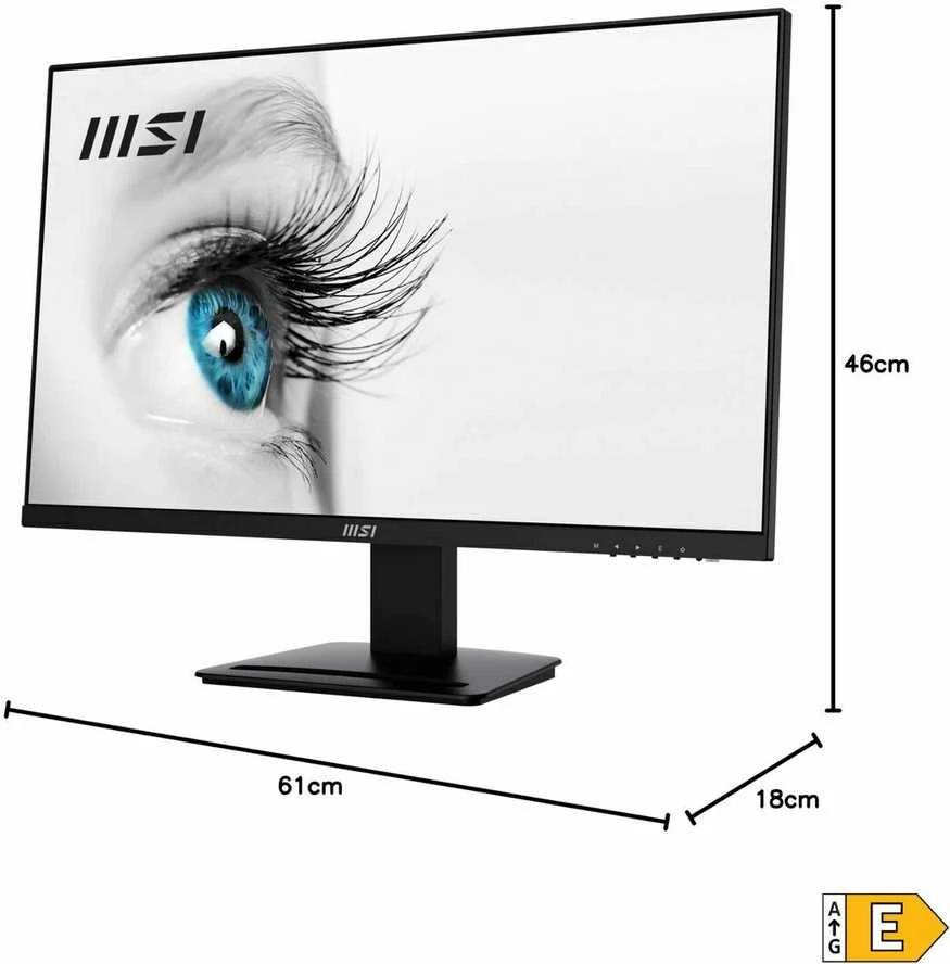 Monitorius MSI PRO MP273A 27" / FHD / 100Hz / 1ms (MPRT) juodos spalvos