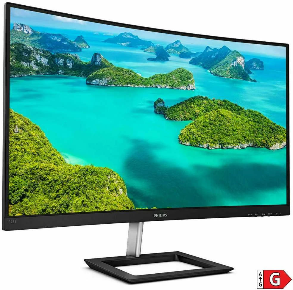 Monitorius Philips 325E1C/00 31,5" QHD, MVA, D-Sub/HDMI/DP