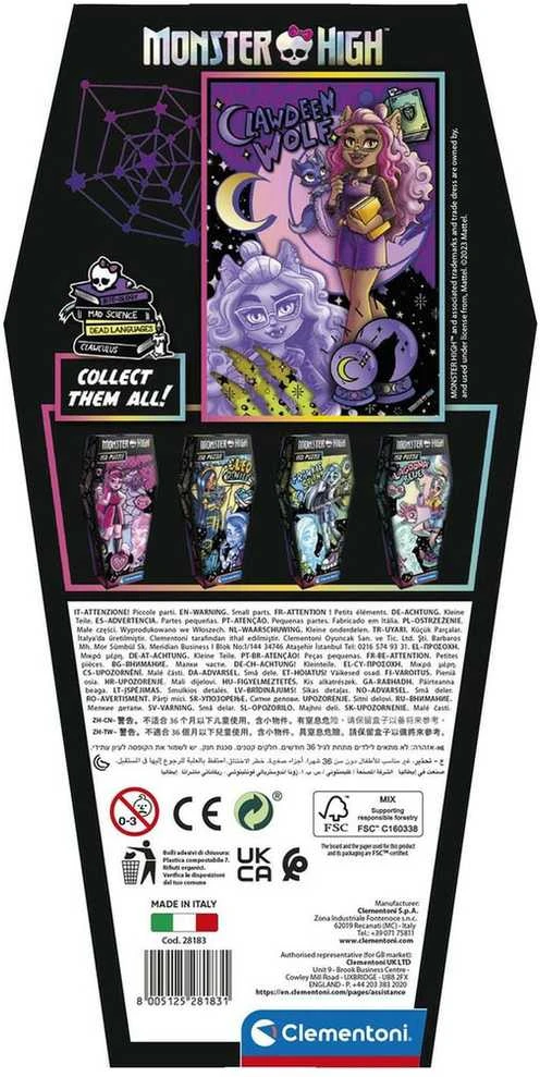 Dėlionė Clementoni Monster High Clawdeen Wolf 150 el. 28183