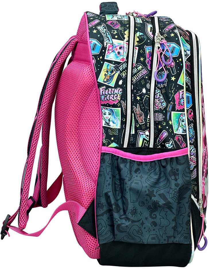 Monster High Ghoul Trio mokyklinė kuprinė, 46 cm