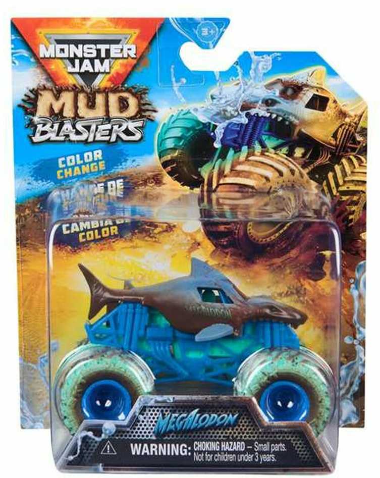 MONSTER JAM 1:64 spalvą keičiantis visureigis Mud Blasters, asort., 6072638