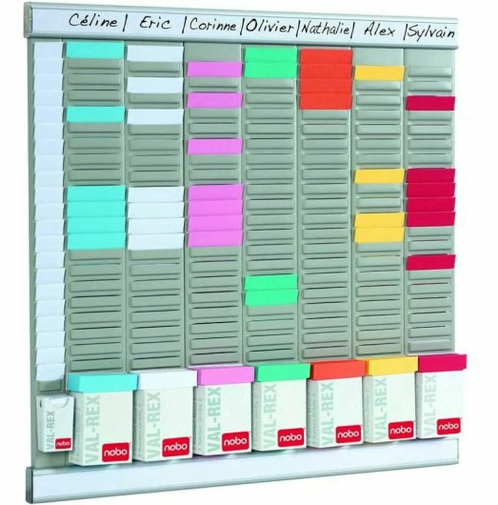 Monthly planner Nobo Sidabras Aliuminis