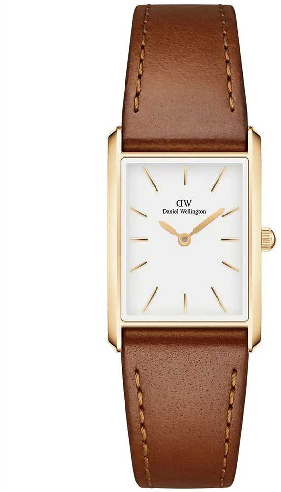 Moteriškas laikrodis DANIEL WELLINGTON Bound Durham Gold 20mm DW00100696 + DĖŽUTĖ