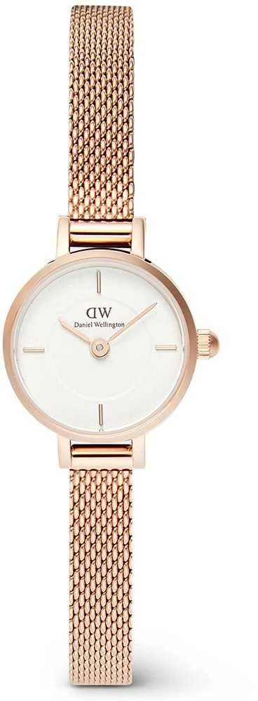 Moteriškas laikrodis DANIEL WELLINGTON Petite Mini Rose Gold Stainless Steel 19mm DW00100744 + BOX (zw523c)