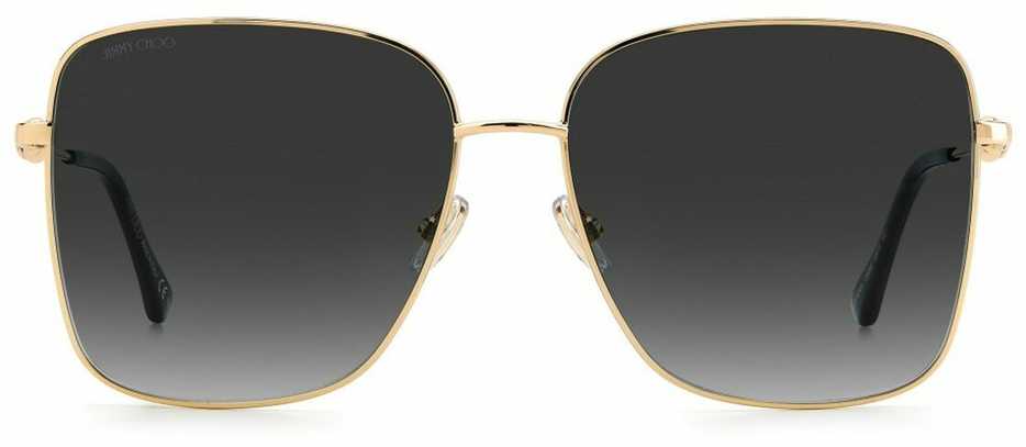 Akiniai JIMMY CHOO HESTER-S-2M2. Akiniai przeciwsłoneczne, Kolor auksinė. Kobieta.
