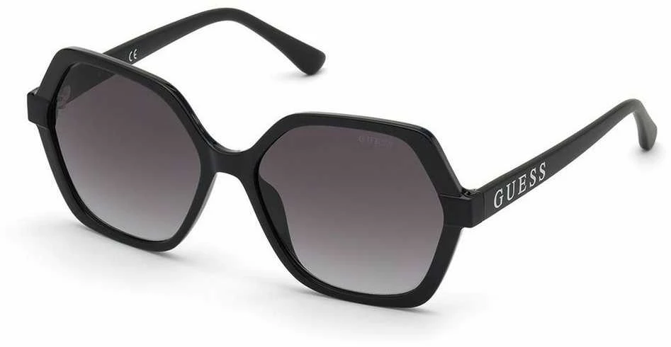 Guess GU7698 01B šešiakampiai akiniai nuo saulės