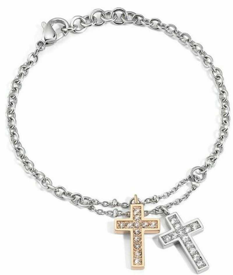 Biżuteria MORELLATO SADR05. WRIST, Kolor Cruz Plata y Bronze. Kobieta.