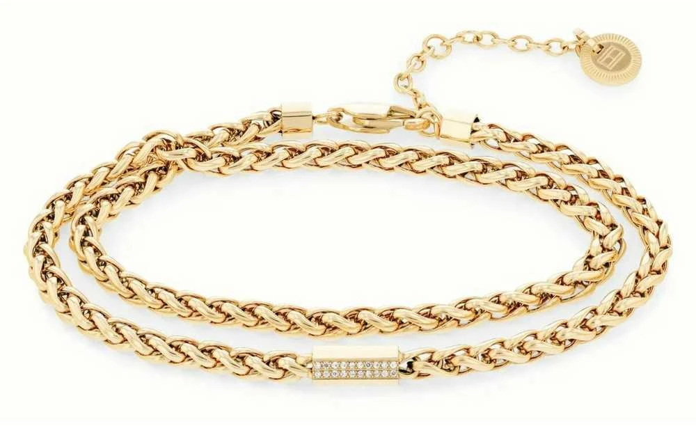 Tommy Hilfiger Fashion paauksuota dviguba apyrankė 2780876