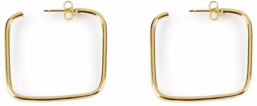 Shabama MOORE SQUARES earrings #shiny auksinis 1 u