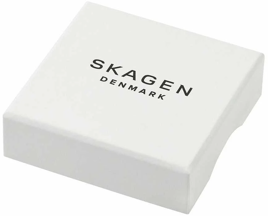 Skagen Modernūs plieniniai dvispalviai auskarai Wave SKJ1781791