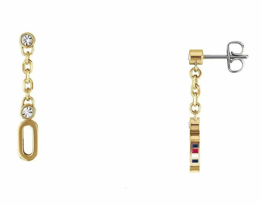 TOMMY HILFIGER Papuošalai 2780089. Auskarai, spalvota auksinė. Moterims.