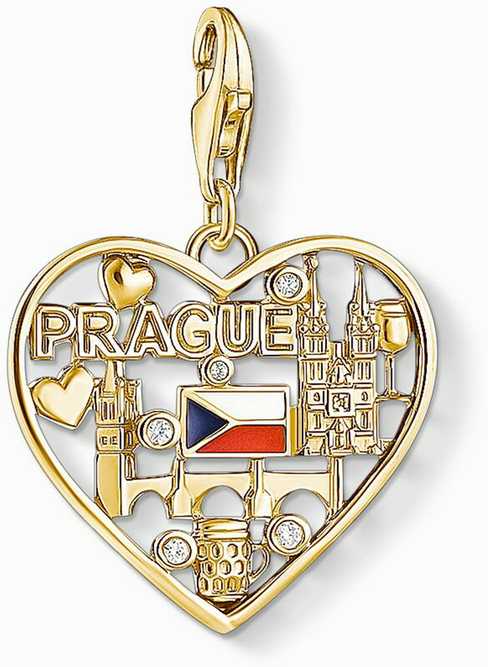 Biżuteria THOMAS SABO IC12365-565-7. Zawieszka, Kolor auksinė. Kobieta.