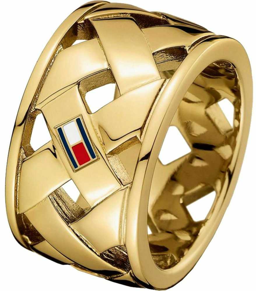 TOMMY HILFIGER papuošalai 2701024D. Žiedas, spalvota auksinė. Moterims.