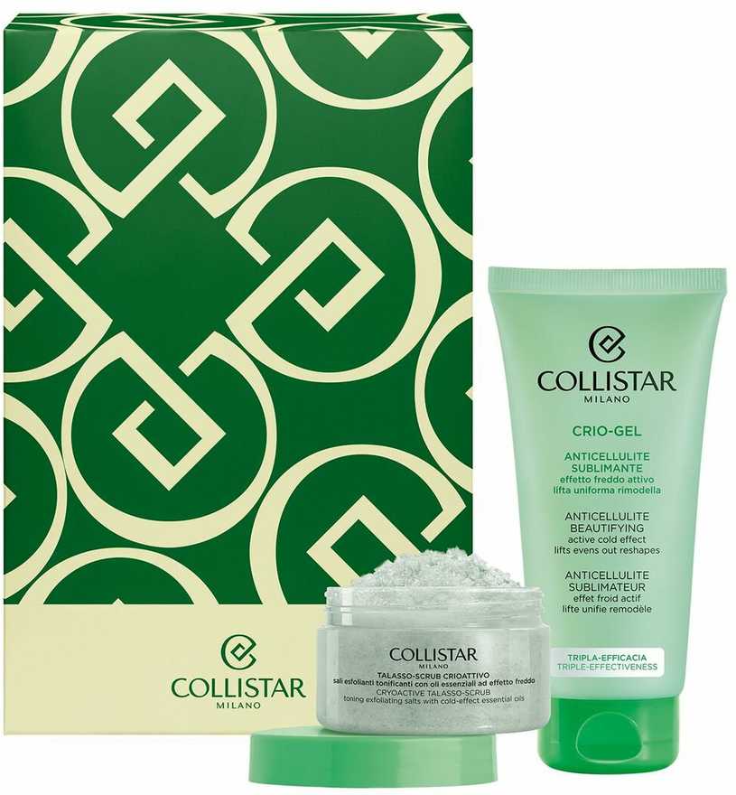 „Collistar Sublime“ anticeliulitinis kriogeninis rinkinys – gelio tūbelė 175 ml + kriogeninis talaso šveitiklis 150 g