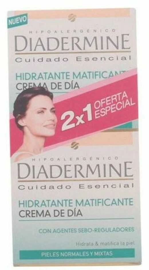 Diadermine Moisturizing Mattifying Day Kreminis, 50 ml Set 2 Pieces