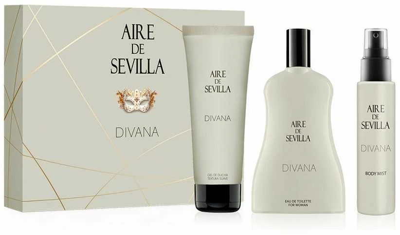 Aire De Sevilla Divana EDT Purškiklis, 150 ml Sets