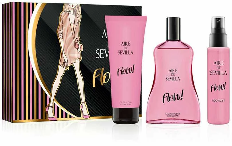 Aire De Sevilla Flow EDT Purškiklis, 150 ml Rinkiniai