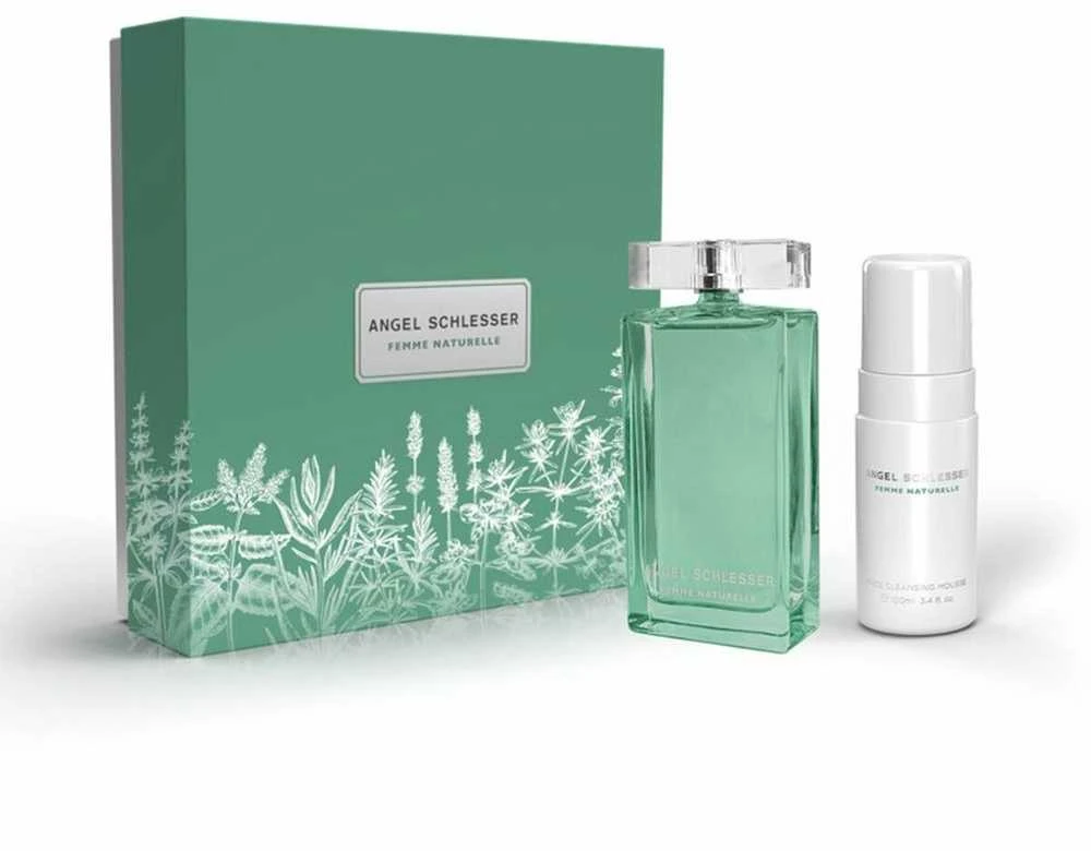 Angel Schlesser Femme Naturelle rinkinys moterims (EDT, 100 ml + veido valomosios putos, 100 ml)
