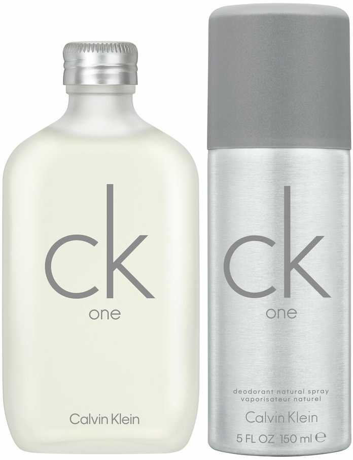 Calvin Klein CK One rinkinys unisex (EDT, 100 ml + dezodorantas, 150 ml)