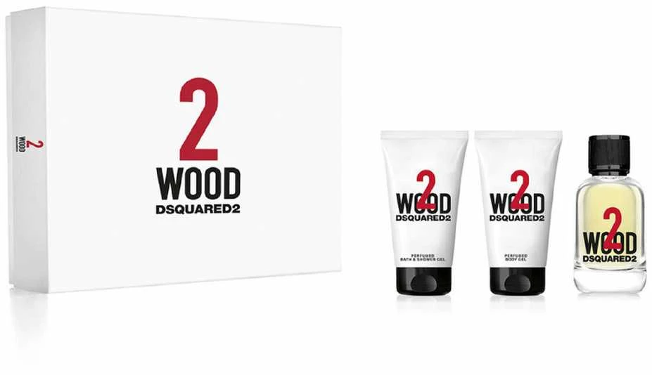 Dsquared2 2 Wood 3 dalių rinkinys