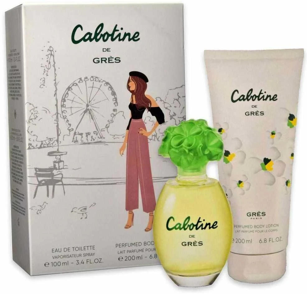 Parfums Gres Gres Cabotine Eau De Toilette Purškiklis, 100 ml Set 2 Pieces