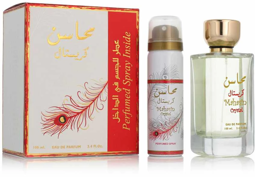Lattafa Mahasin Crystal EDP parfumuotas vanduo moterims, 100 ml