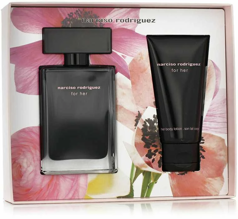 Kvepalų rinkinys Narciso Rodriguez For Her (50 ml EDT + Kūno losjonas 50 ml)