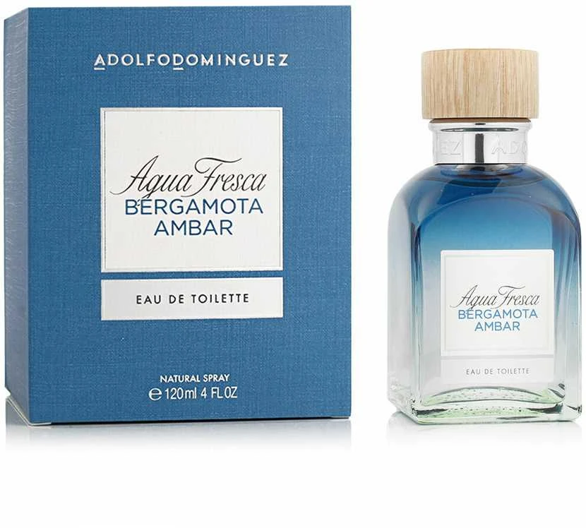 Tualetinis vanduo Adolfo Dominguez Agua Fresca Bergamota Ambar EDT 120ml